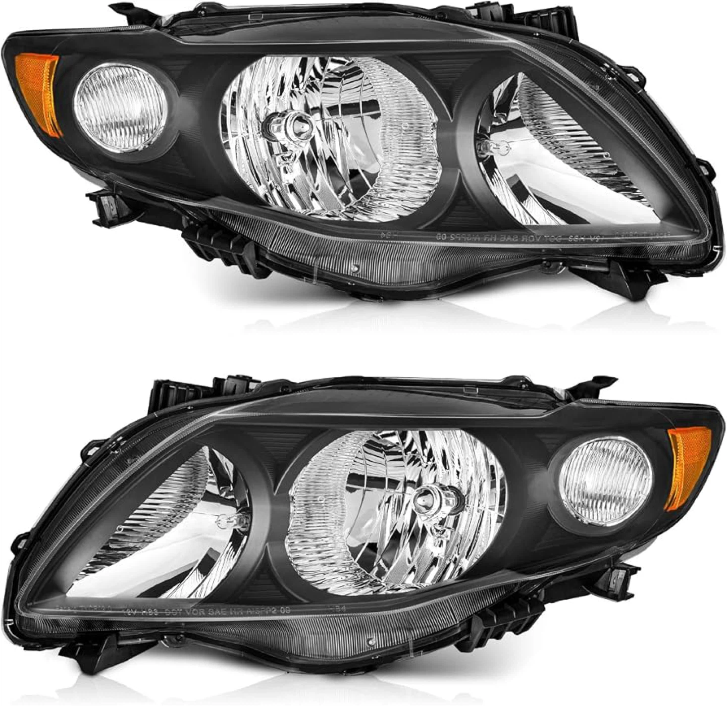 Weelmoto 2009-2010 Toyota Corolla Headlights - New