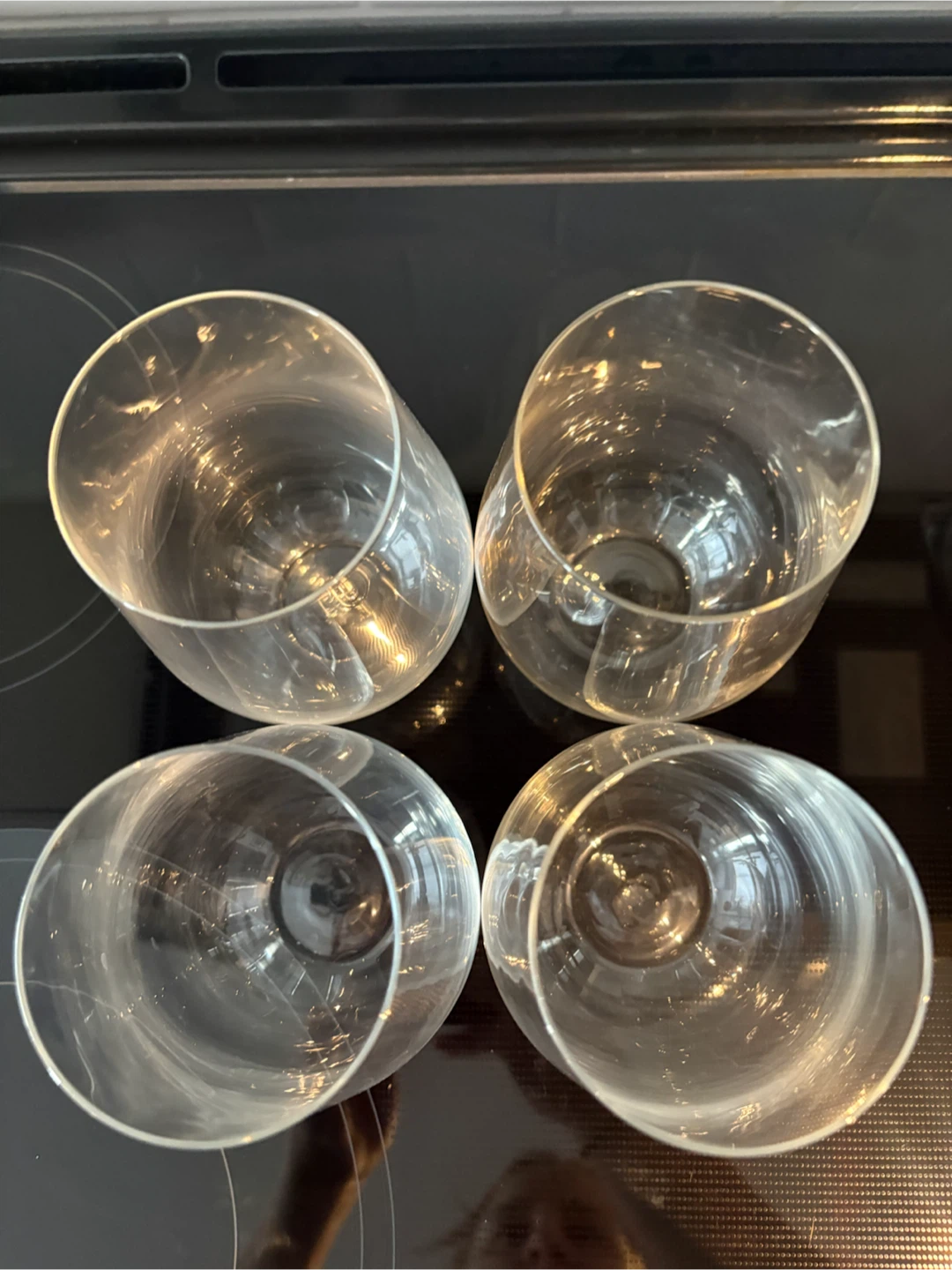 Set of 4 Clear Stemless Wine Glasses - photo 3