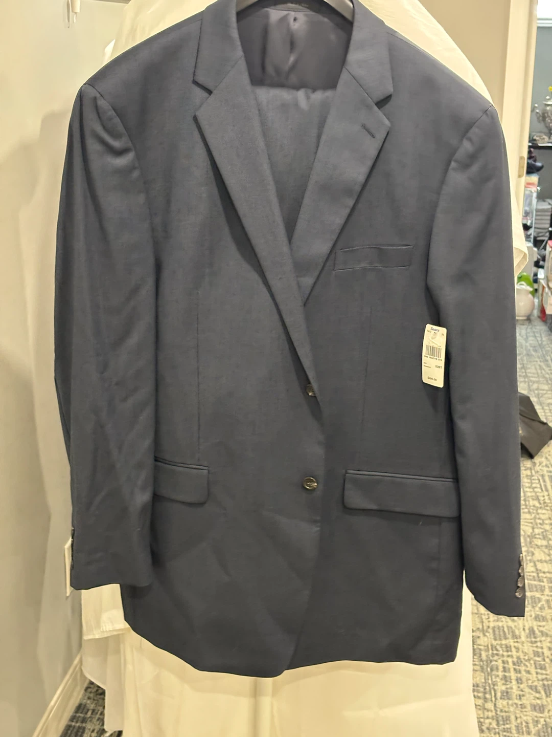 Dark Blue Suit with Garment Bag - photo 2