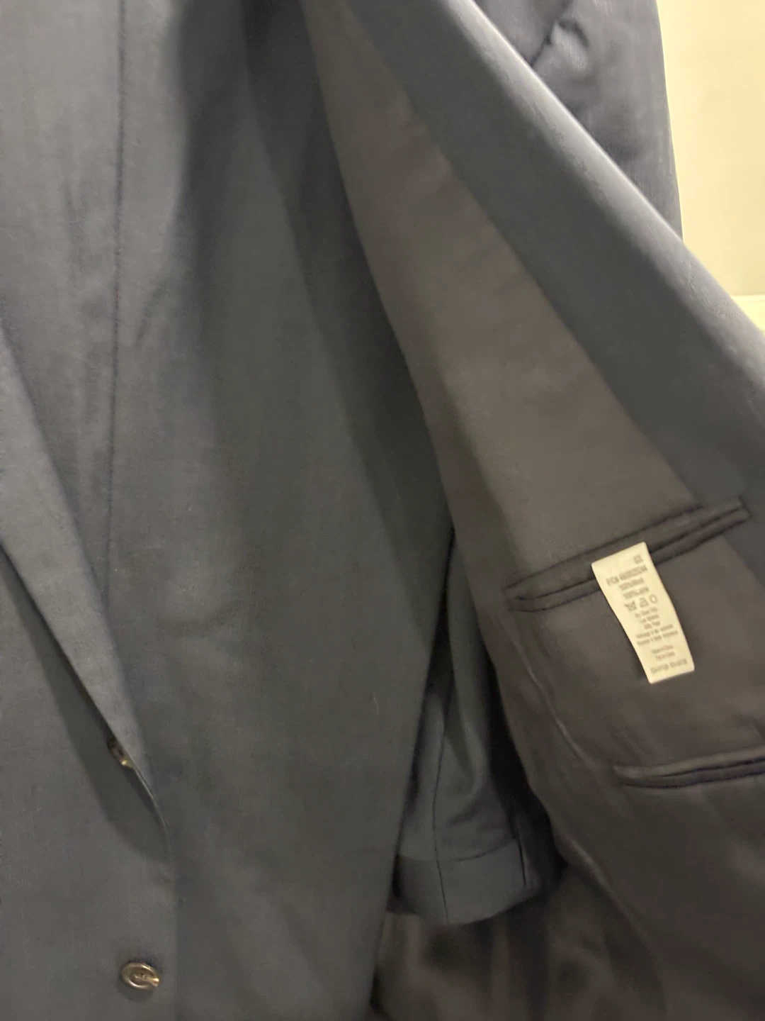 Dark Blue Suit with Garment Bag - photo 3