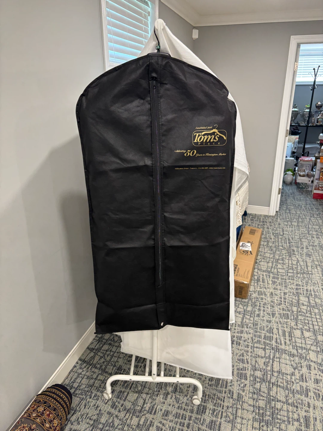 Dark Blue Suit with Garment Bag - photo 5