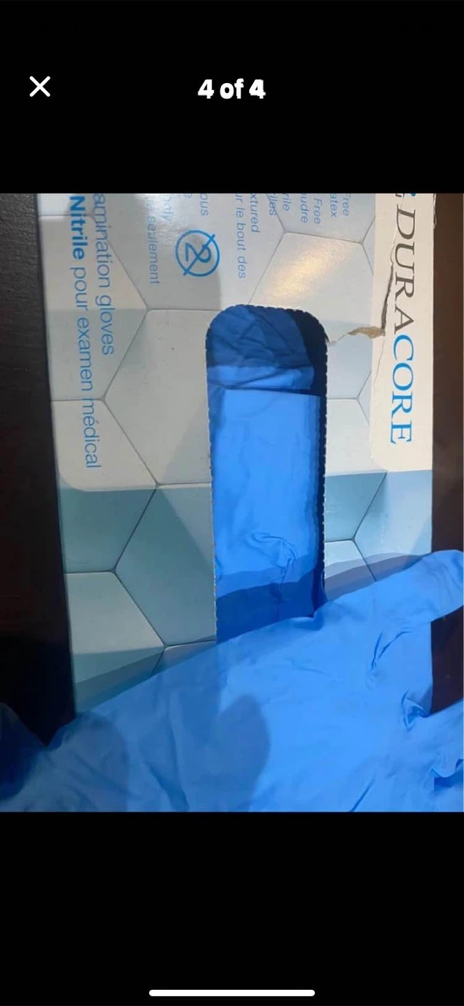 Duracore Nitrile Examination Gloves, Large - photo 4
