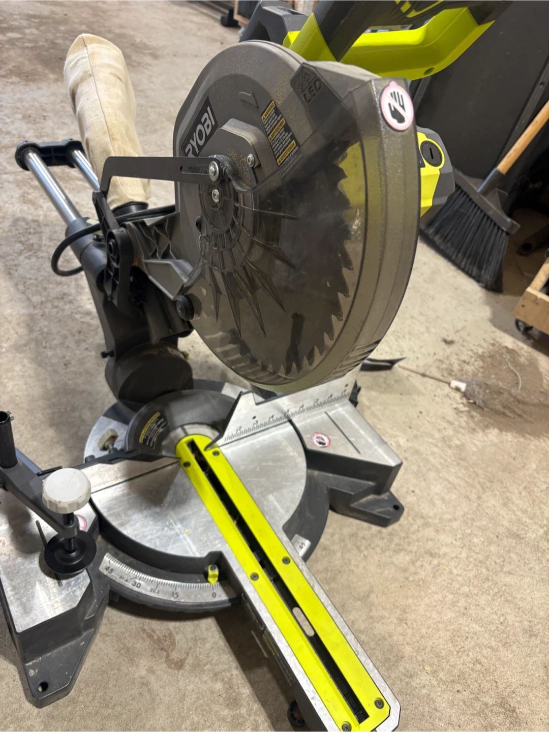 15 Amp 10 in. Corded Sliding Miter Saw with LED Cutline - photo 2
