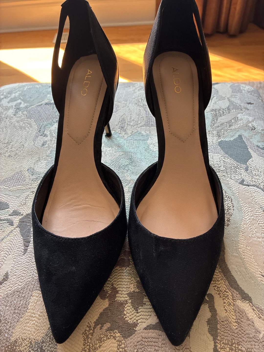 ALDO Black Suede Heels - photo 2