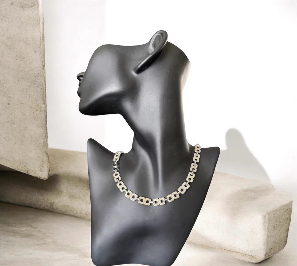 Silver-tone stainless steel Chain Necklace - photo 2