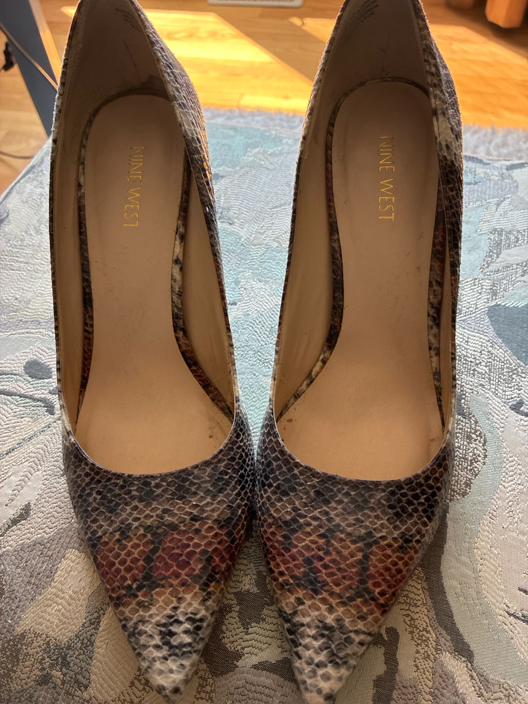 Nine West "NWMARTINA" Snake Print Heels - photo 2