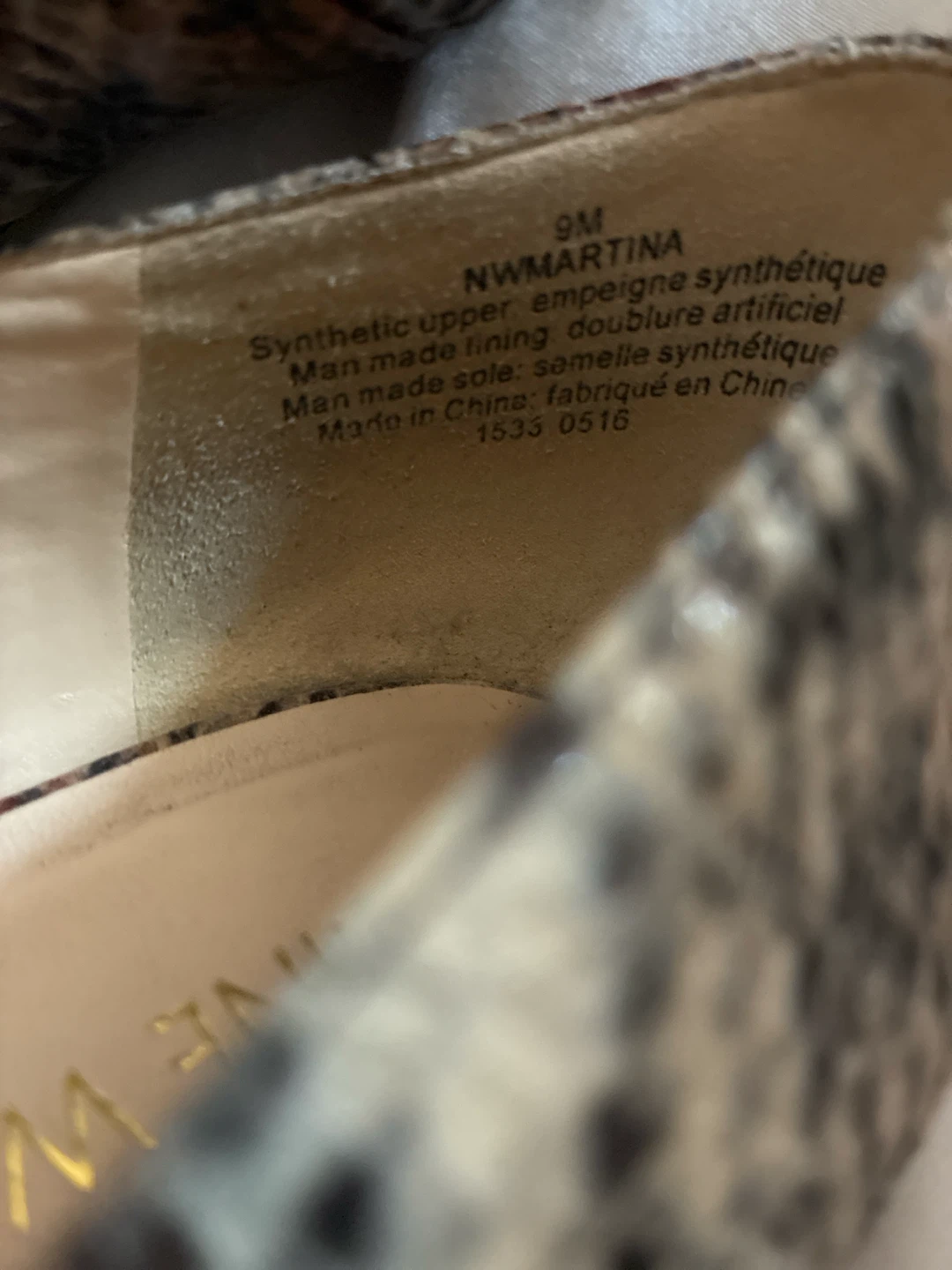 Nine West "NWMARTINA" Snake Print Heels - photo 3