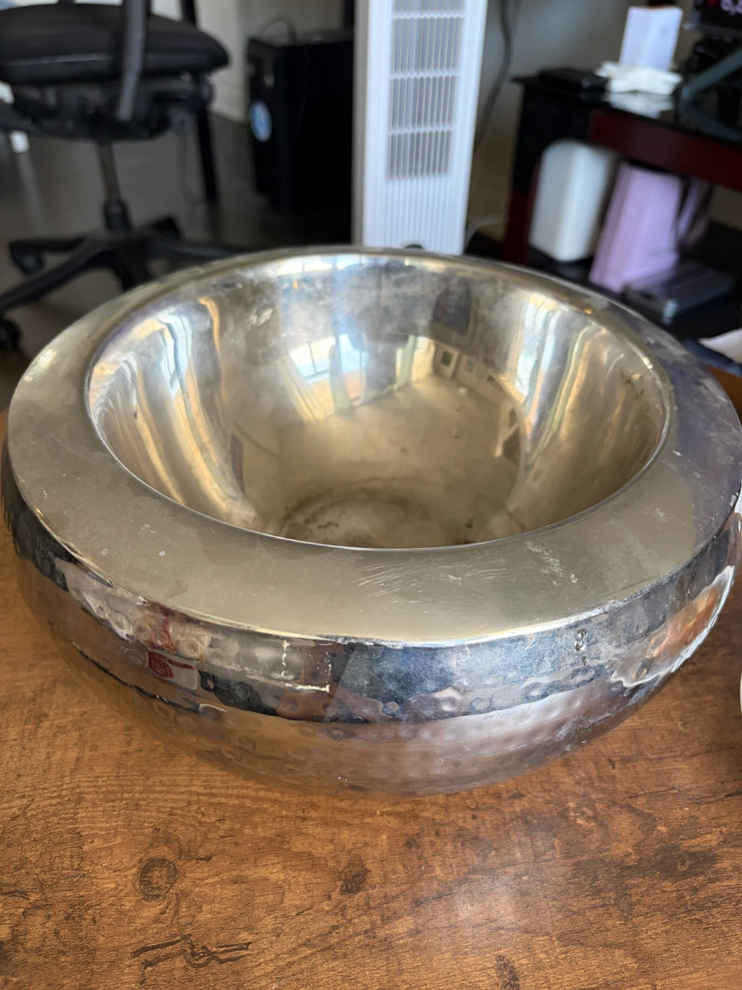 Hammered Metal Decorative Bowl - photo 3