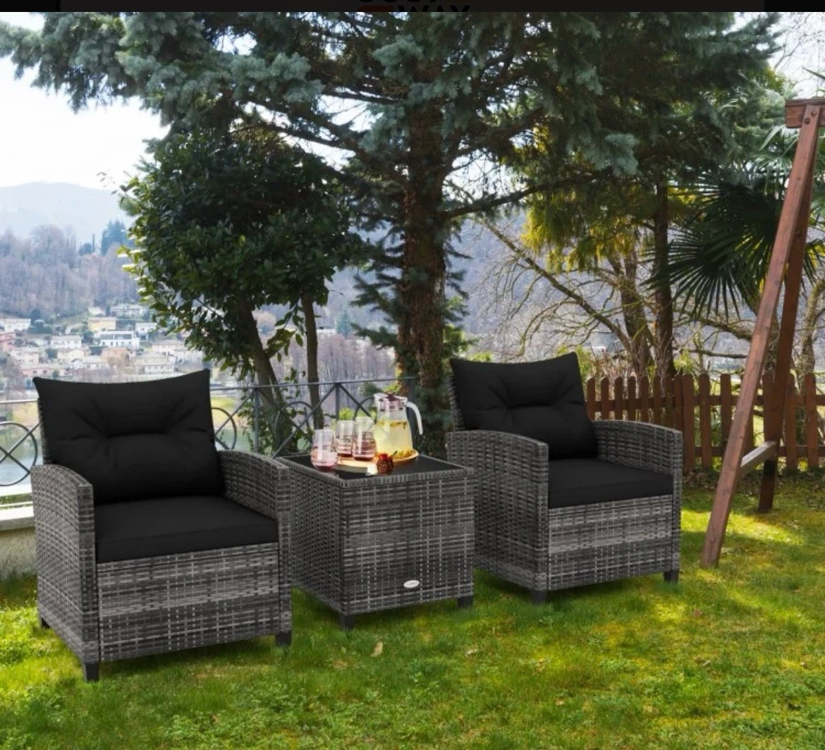 New in box set of 3 outdoor furniture - photo 5