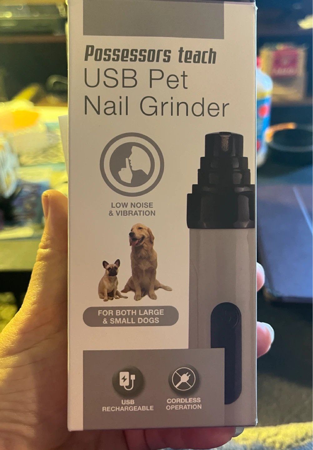 USB Pet Nail Grinder
