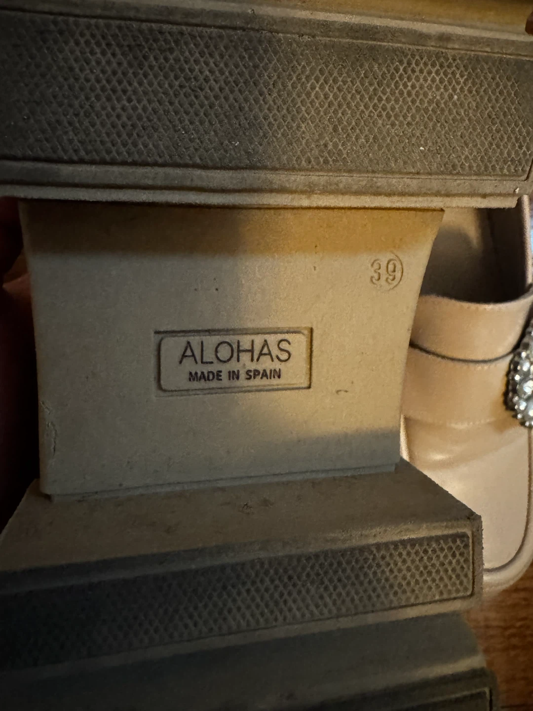 ALOHAS Platform Loafers with Pearl & Crystal Embellishment - photo 4