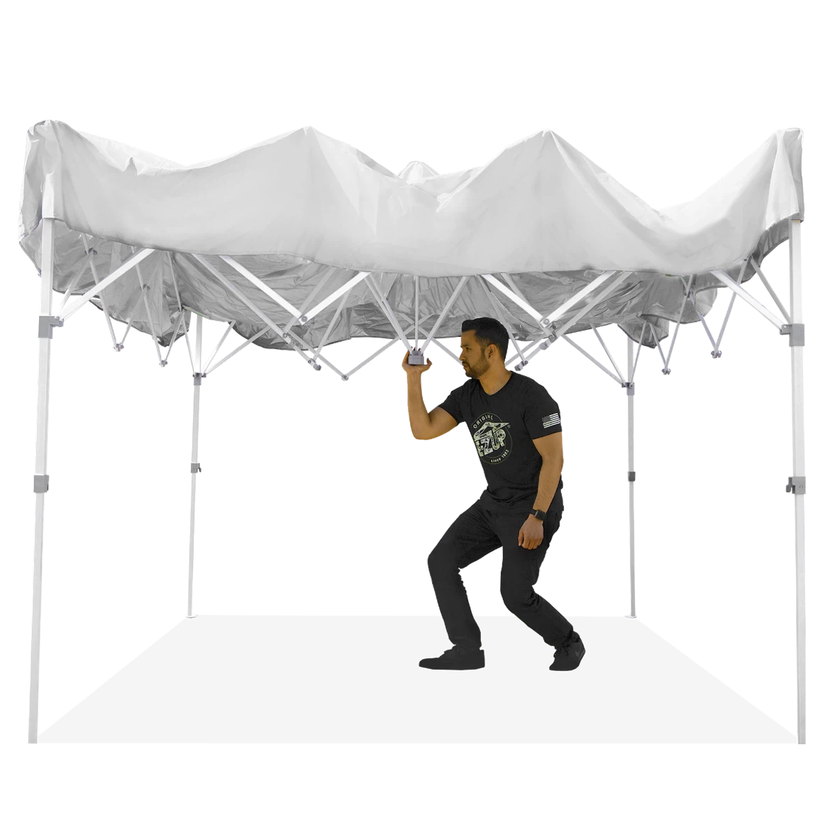 EZ UP White Pop-Up Canopy Tent - photo 2
