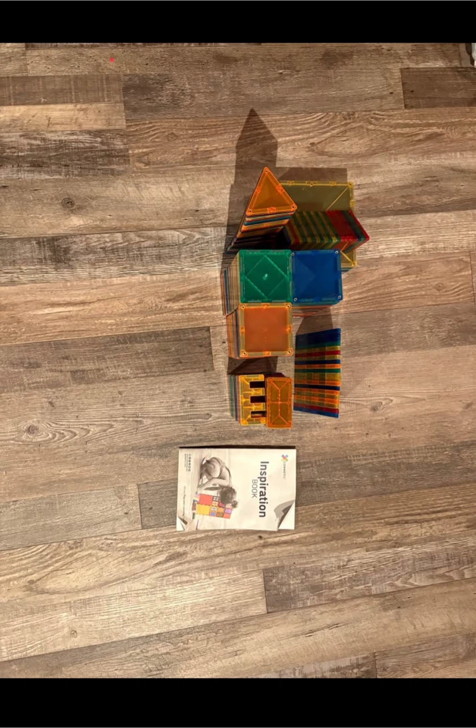 Magnetic Tiles Building Set with Inspiration Book