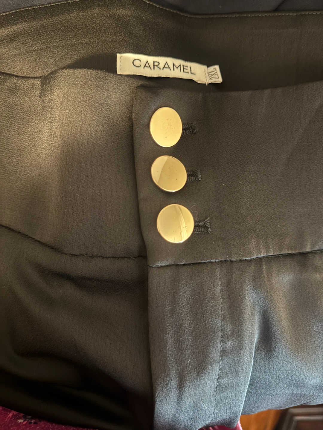 Caramel Black Wide Leg Pants