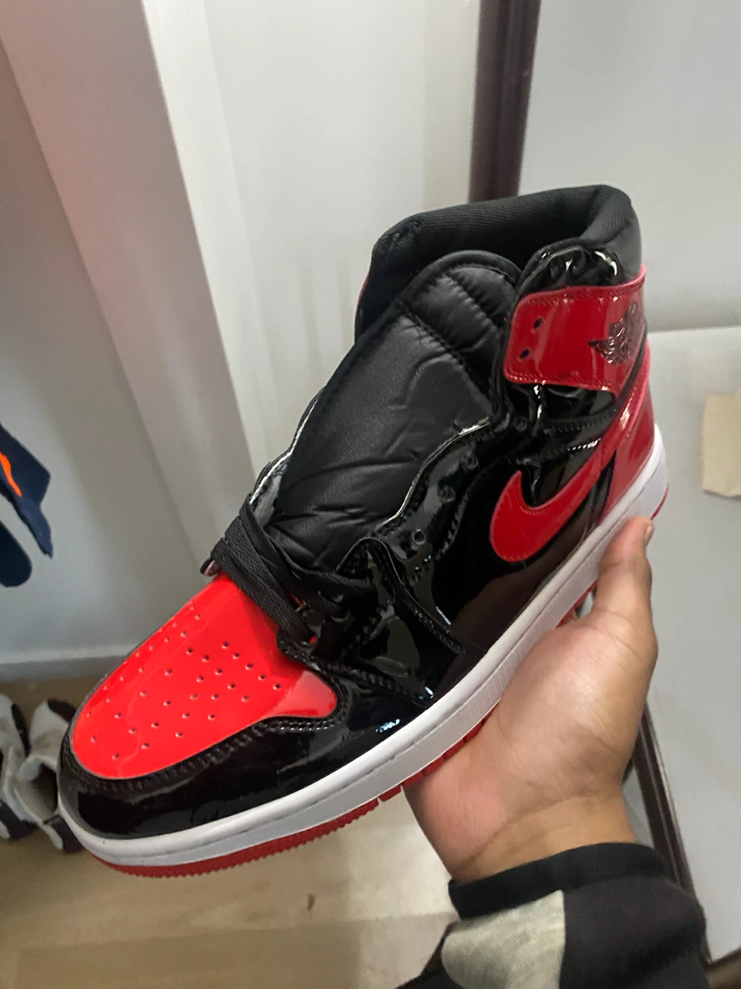 Air Jordan 1 High "Bred Patent" Sneakers
