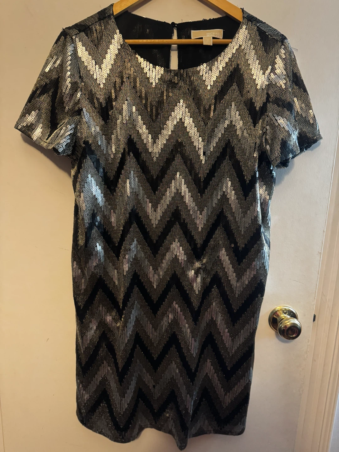 Michael Kors Sequin Chevron Dress - photo 2