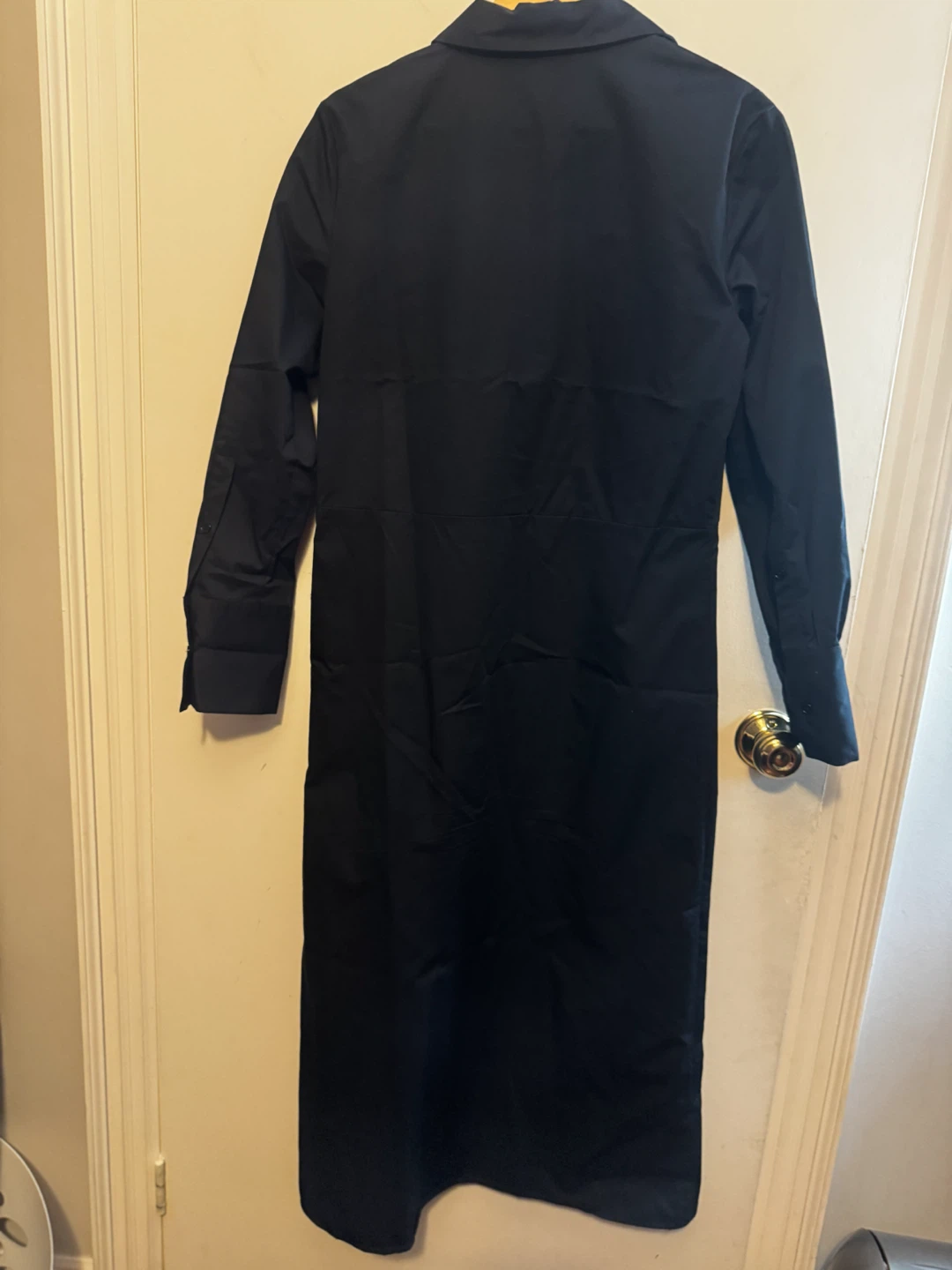 ZARA Black Button-Up Midi Dress - photo 3