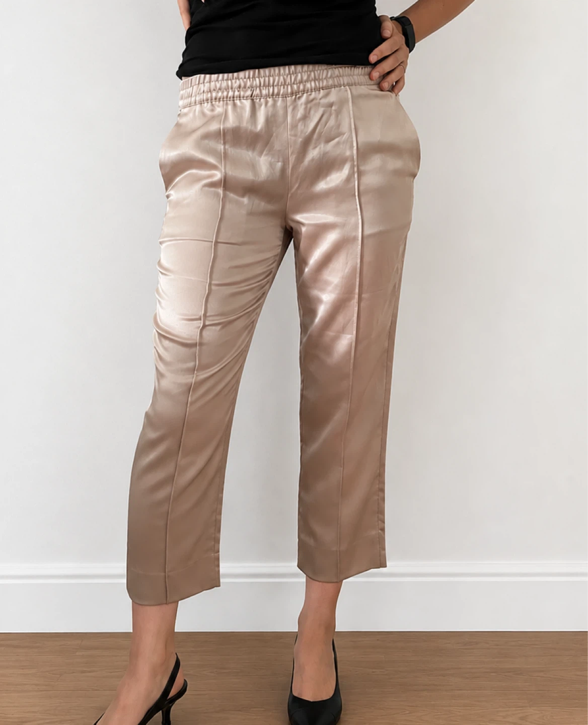 Banana Republic Petite S/P Satin Pants