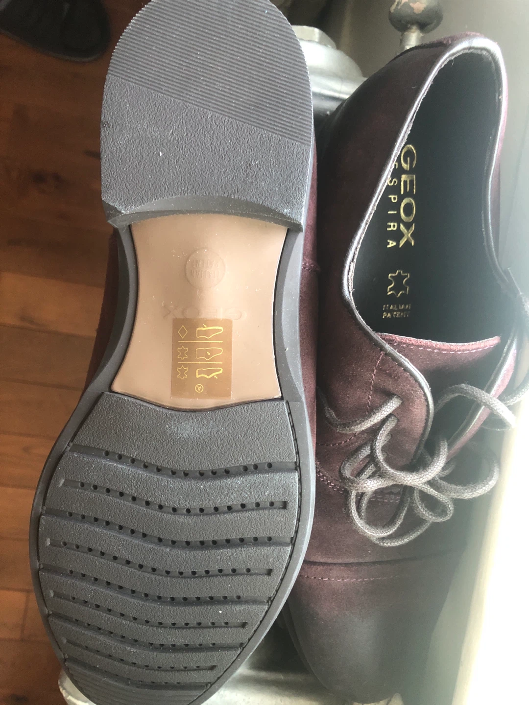 Geox Respira Suede Oxford Shoes - photo 4