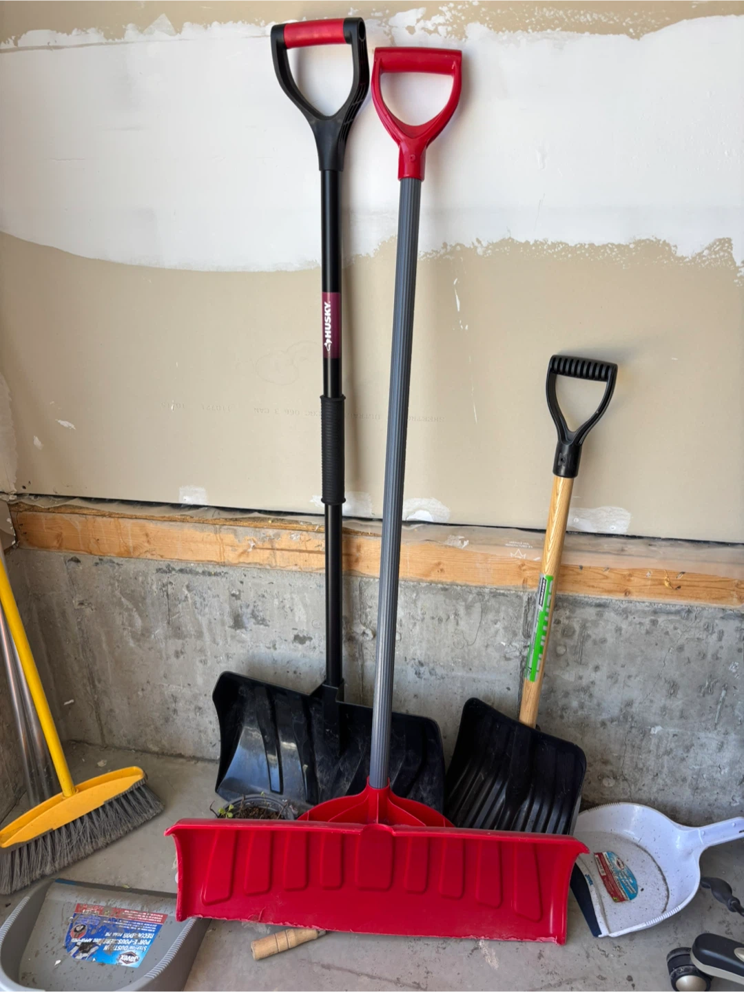 Husky Snow Shovels and Cleaning Tools