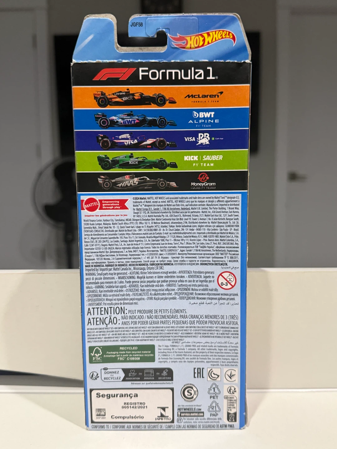 Hot Wheels Formula 1 2024 (5 pack) - photo 2