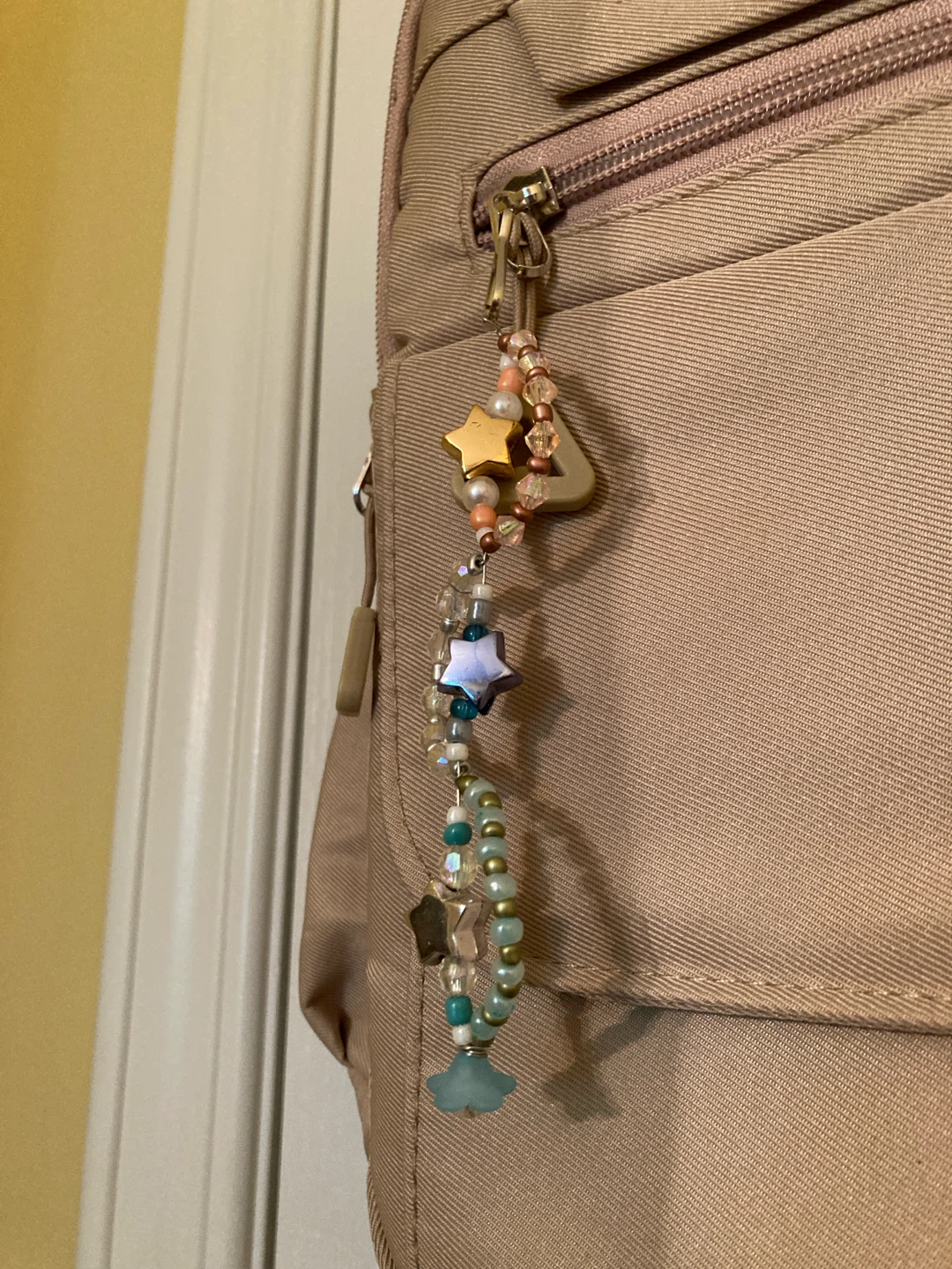 Handmade Beaded Star Keychains