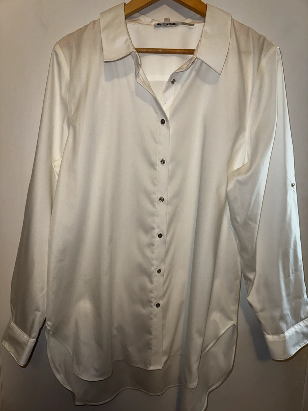 Calvin Klein White Button-Up Shirt - XL - photo 2