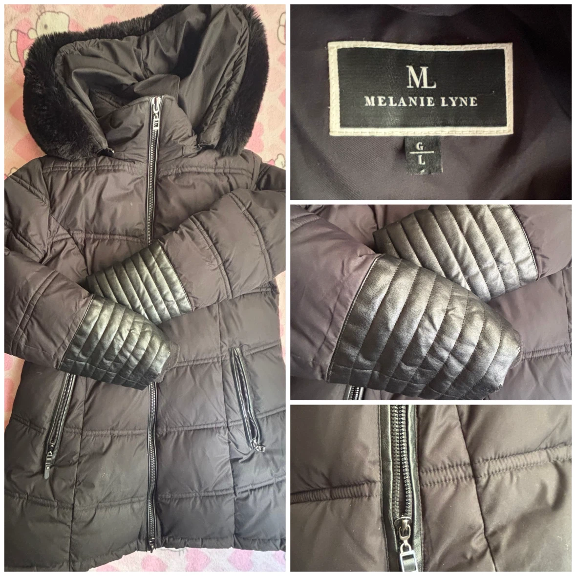 Melanie Lyne - Winter Jacket - *Size Women Large/Black*