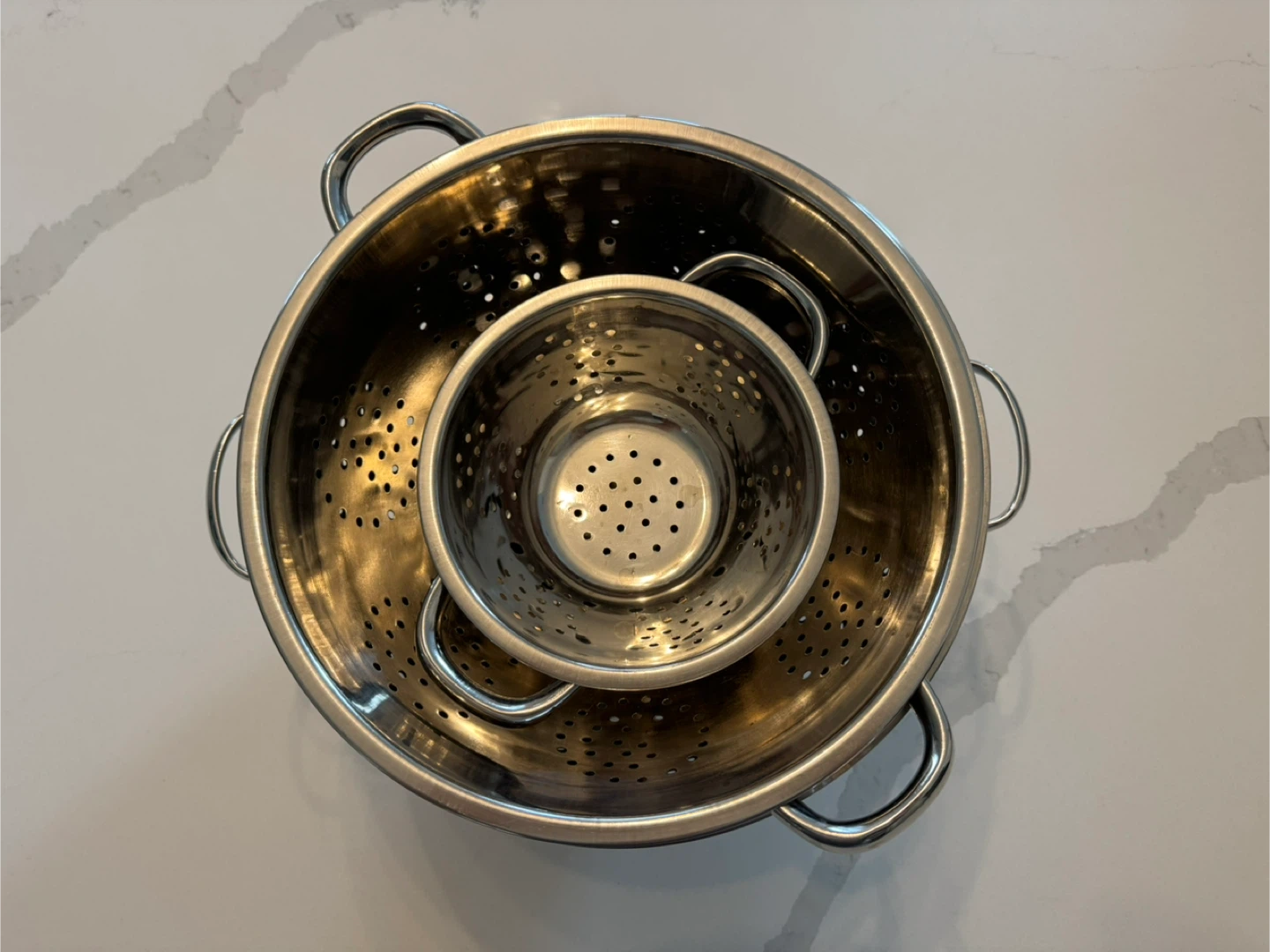 Set of 3 Stainless Steel Colanders - photo 5