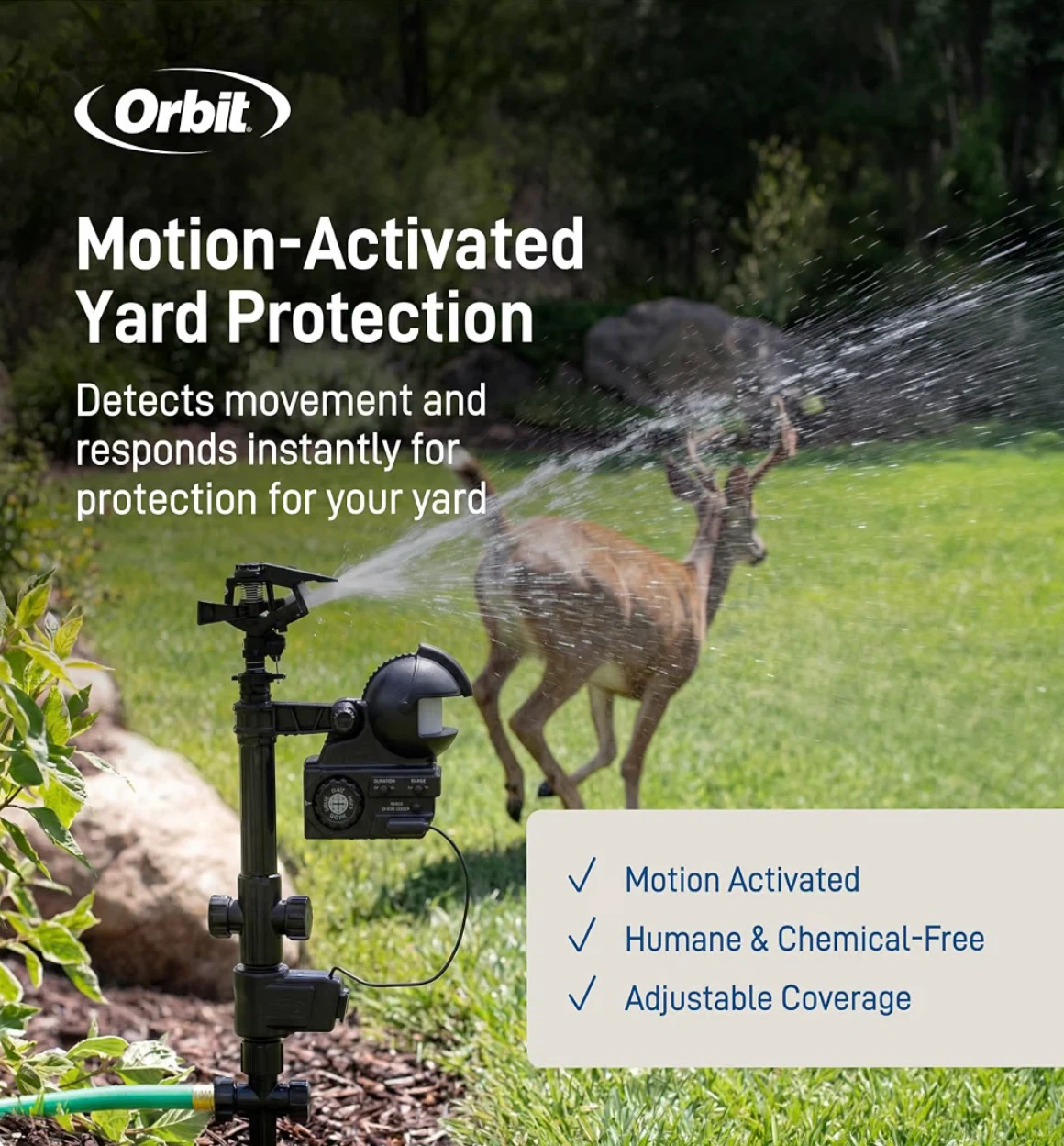 Orbit Motion Activated Yard Enforcer Protection Sprinkler - photo 3