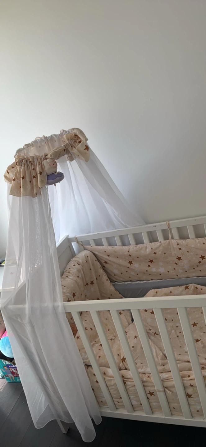 Baby Crib Bedding Set with Canopy