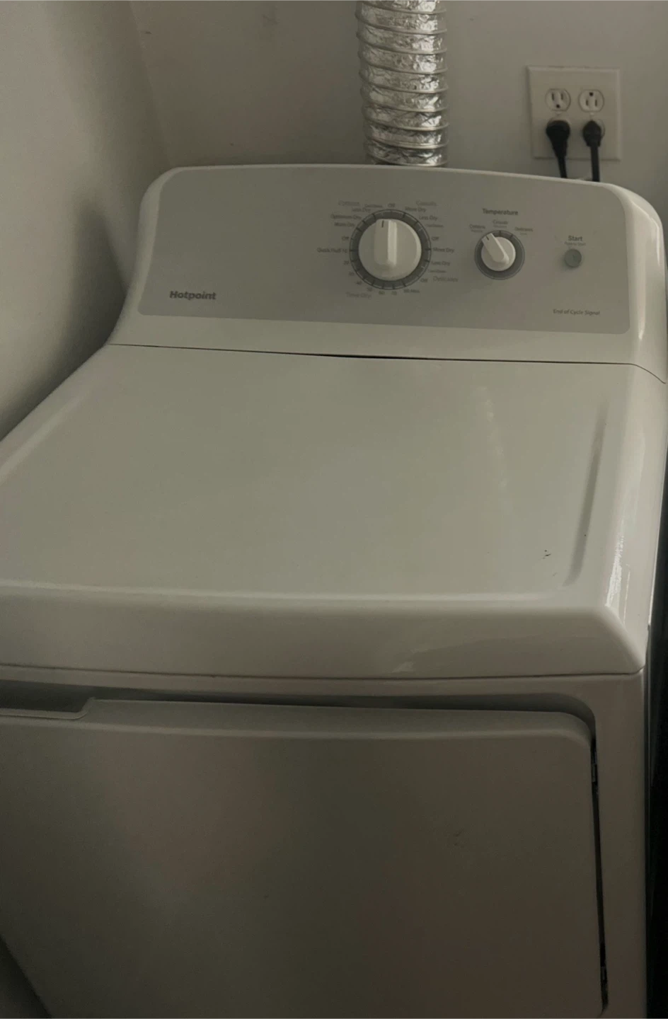 Hotpoint Top Load Washer and Front Load Dryer Set - photo 2