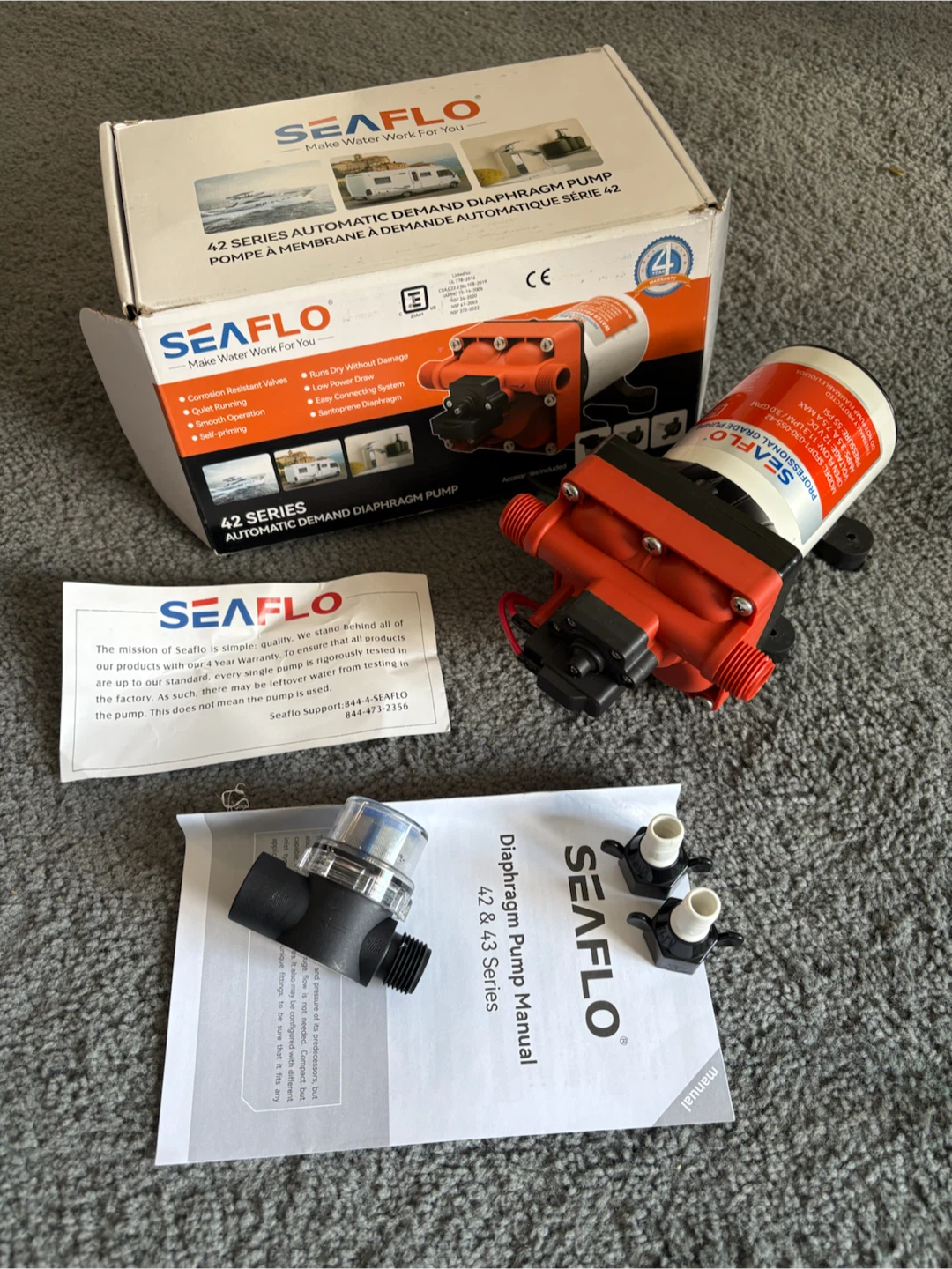 SEAFLO 42 Series Automatic Diaphragm Pump