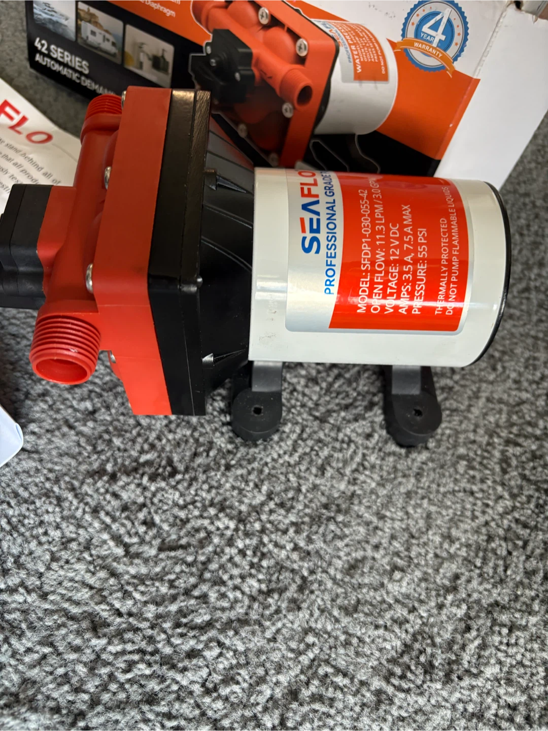 SEAFLO 42 Series Automatic Diaphragm Pump - photo 3