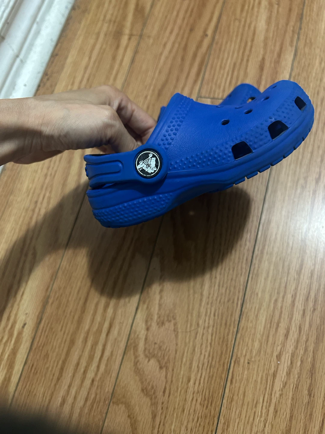 Blue Crocs Toddler Shoes Size 7 - photo 2