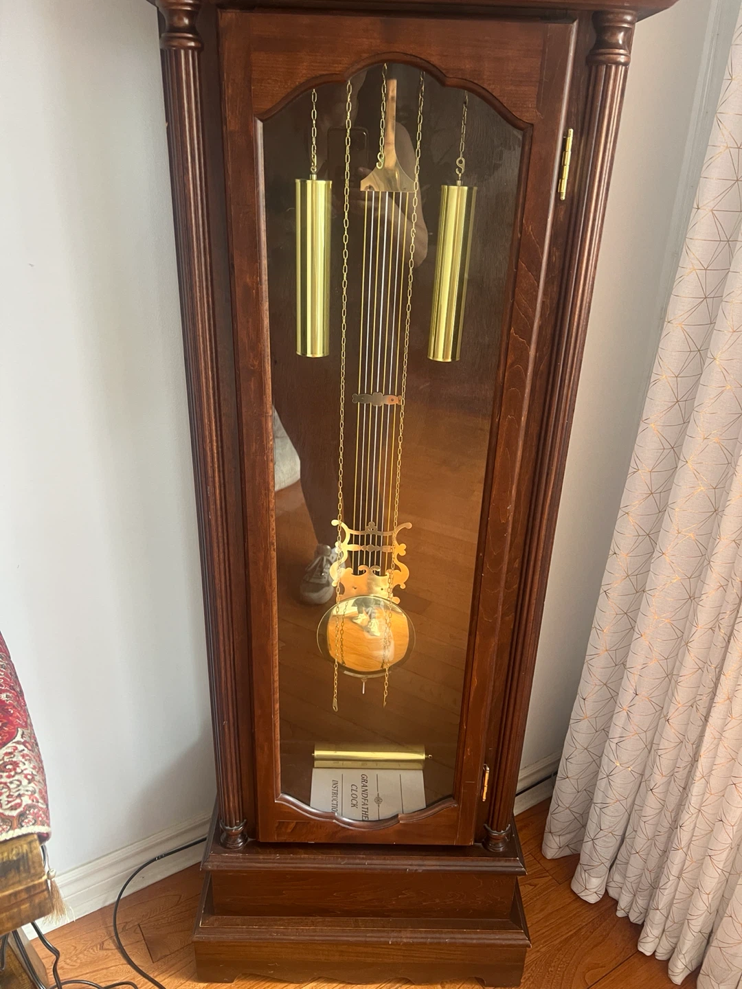 Beautiful wooden grandfather Clock - photo 3