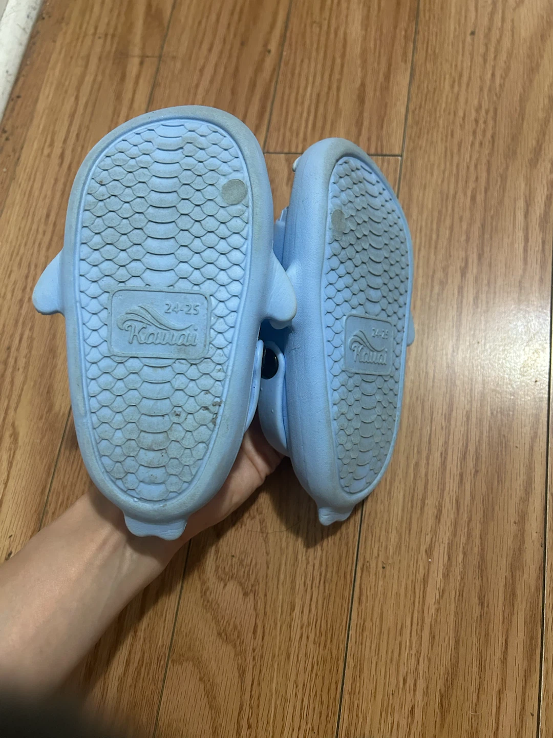 Toddler Blue Shark Sandals Size 24-25 - photo 5