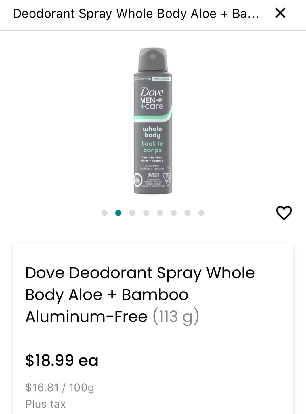 Both for $12 Dove men and Degree deodorant spray - photo 3