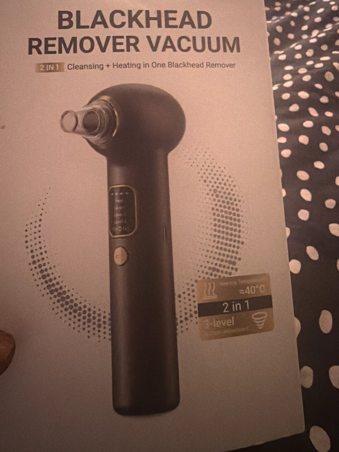 Blackhead Remover Vacuum with Cleansing and Heating