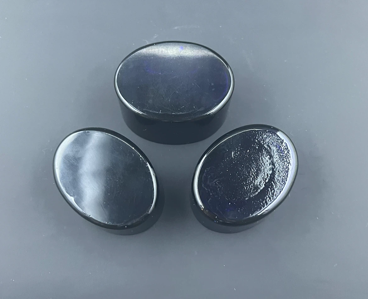 Curated Vintage Cobalt Blue Glass Liners/Bowls - photo 3