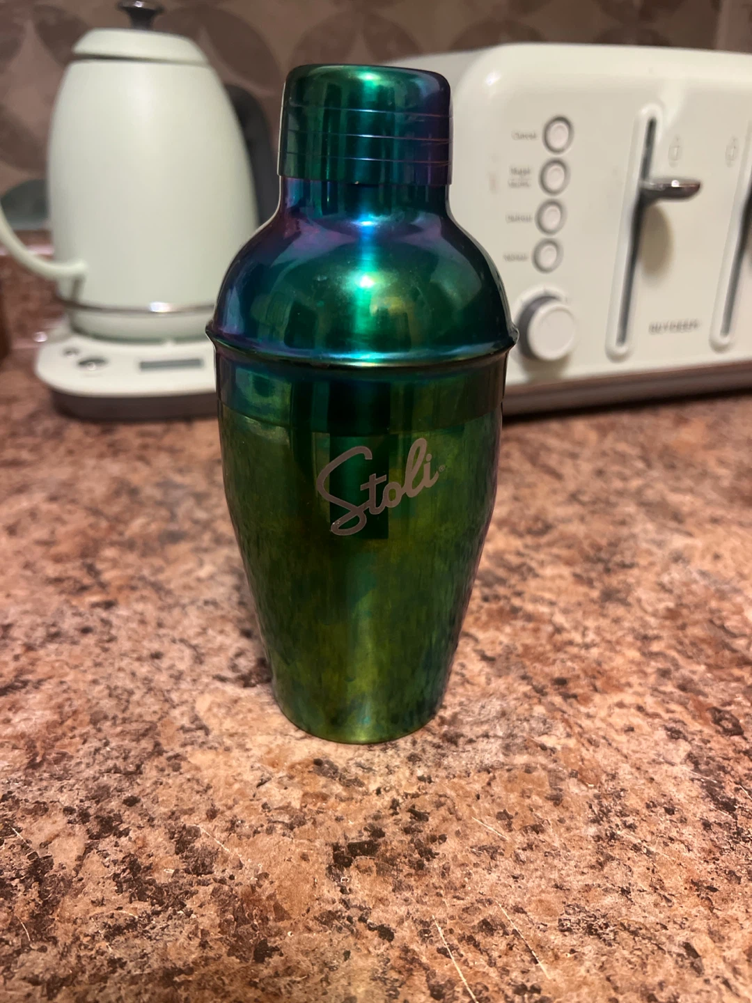 Stoli Cocktail Shaker - Iridescent Green
