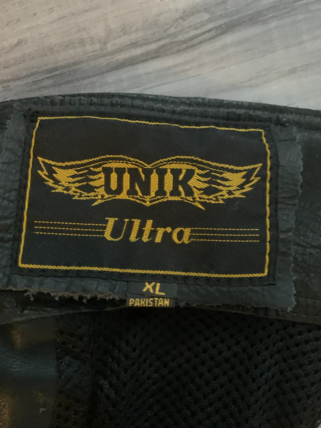 UNIK Ultra Motorcycle Leather Chaps XL
