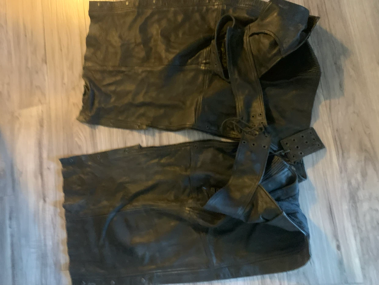 UNIK Ultra Motorcycle Leather Chaps XL - photo 2