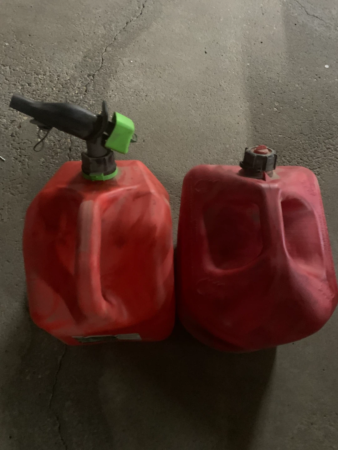 2 Red Scepter Gas Cans