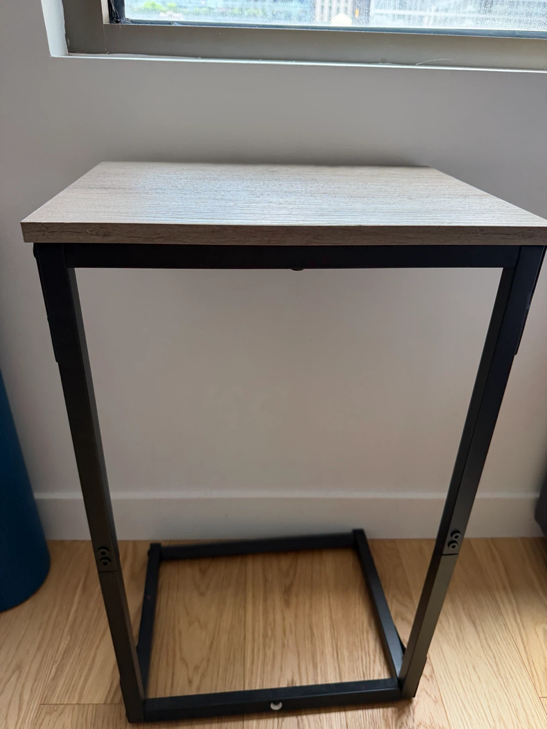Wood Top Side Table