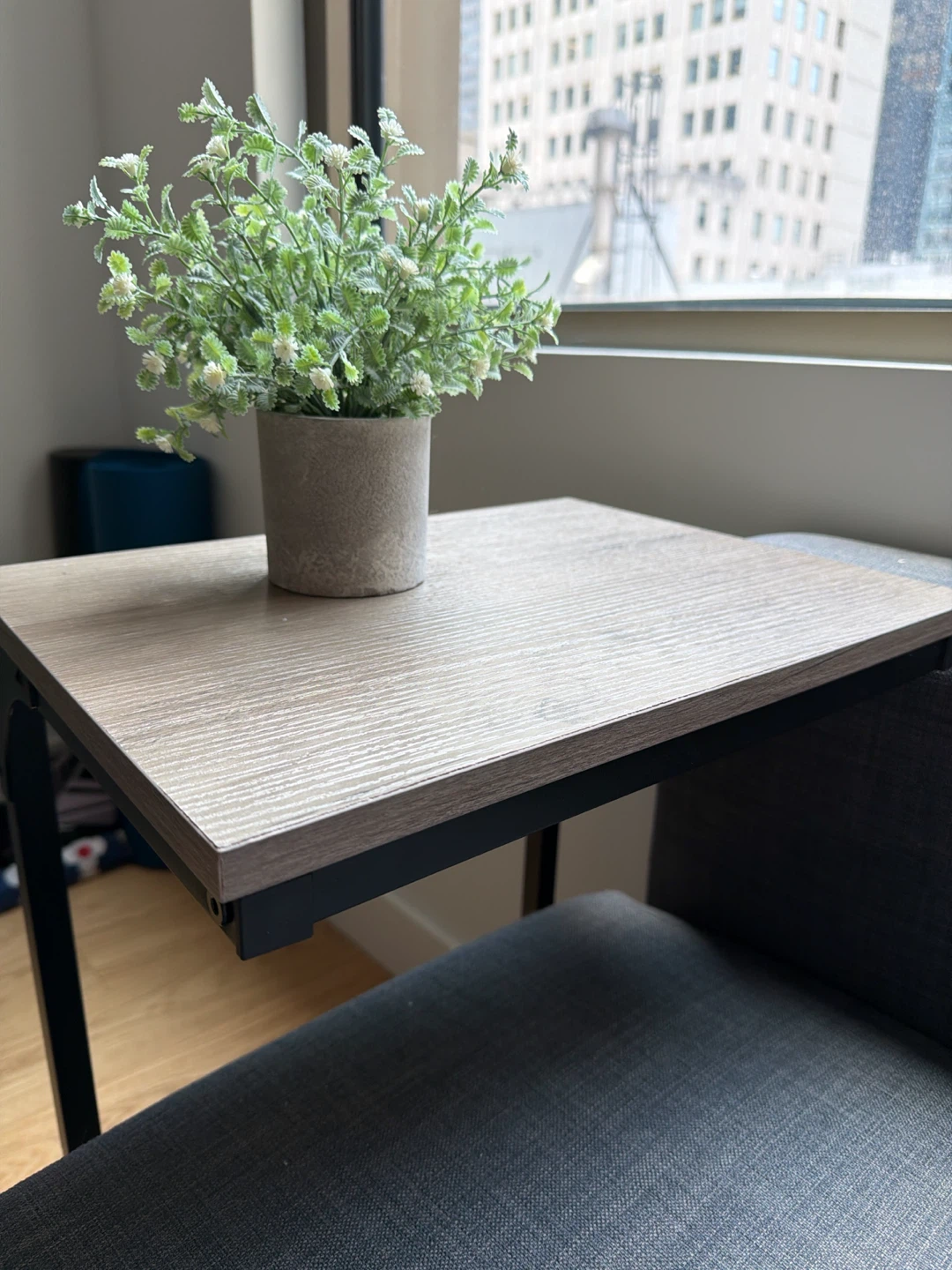 Wood Top Side Table - photo 3