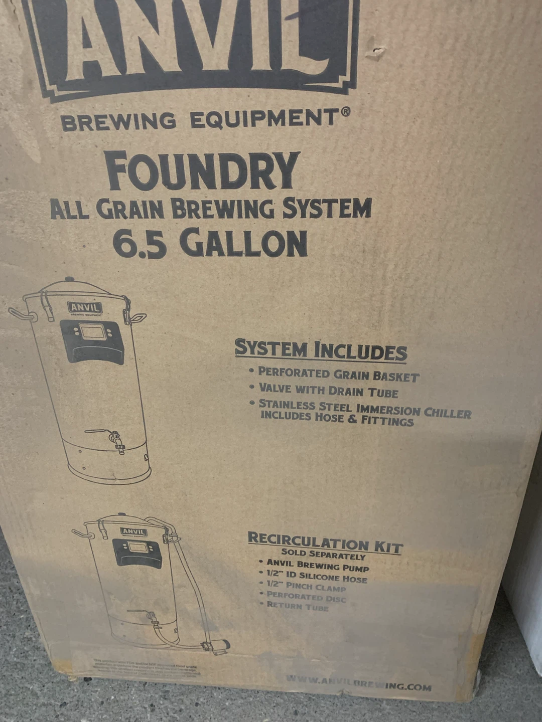 Anvil Foundry 6.5 Gallon All Grain Brewing System - photo 2