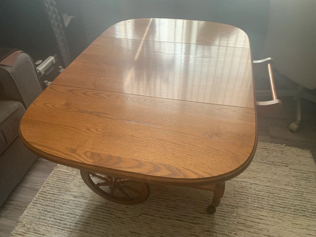 Wooden Serving Cart with Wheels - photo 5