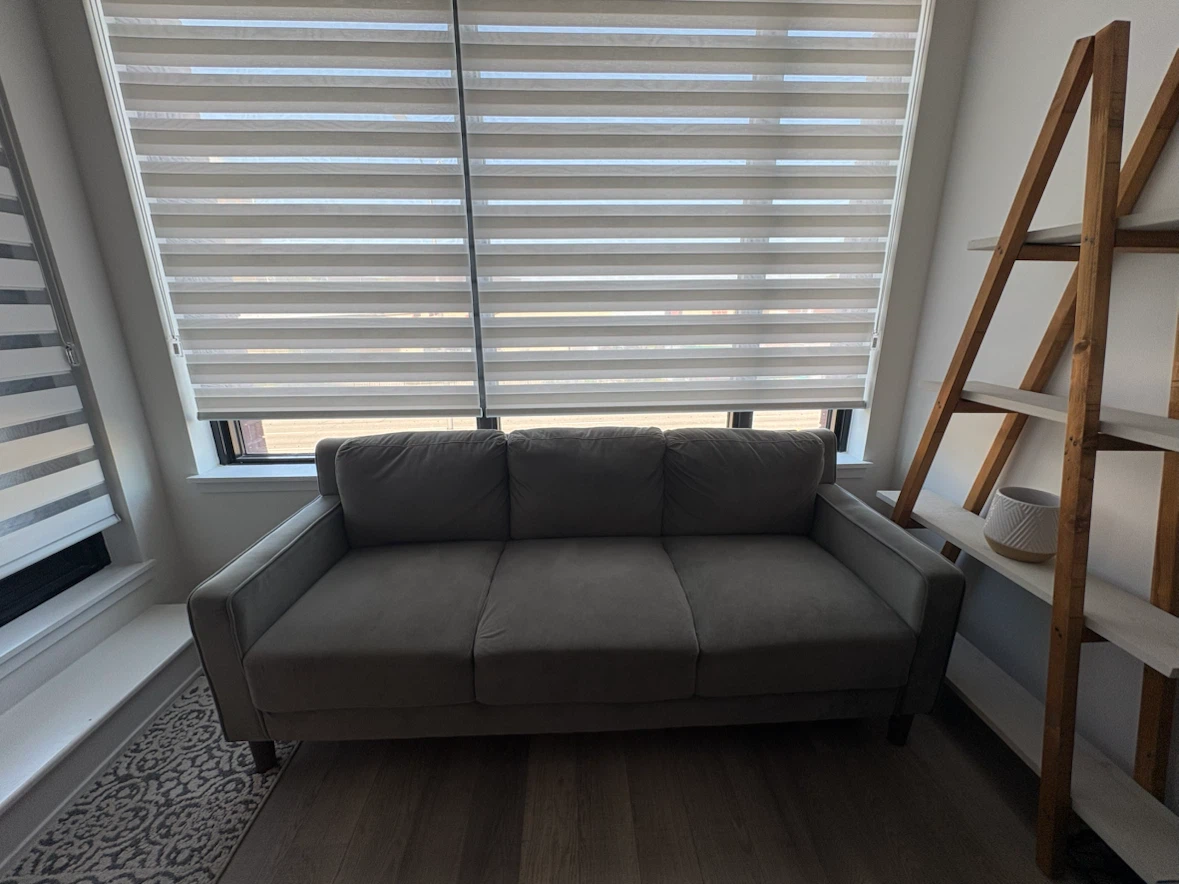 Grey 3-Seater Sofa