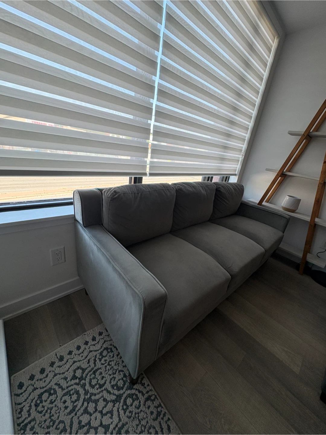 Grey 3-Seater Sofa - photo 3